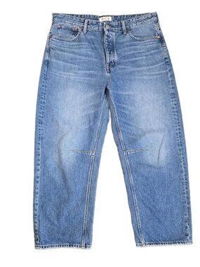 Madewell, Darted Barrel Jeans, button fly 
size 28